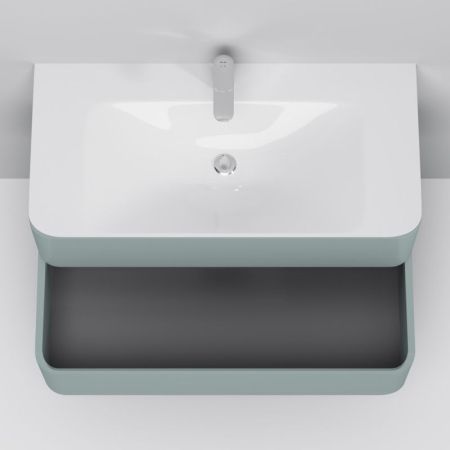 Тумба под раковину AM.PM Sensation 100 M30FHX1002GG подвесная Мятная