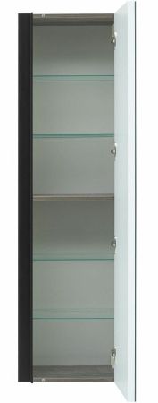 Шкаф-пенал De Aqua Ариетта New 40 R с зеркалом белый матовый, артикул 00265587