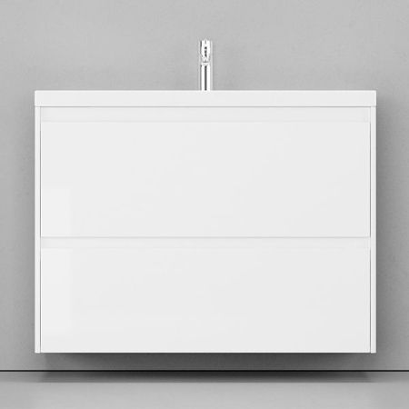 Тумба под раковину Velvex Klaufs 100.2Y tpKLA.100.2Y-616.216 подвесная Белая, артикул tpKLA.100.2Y-616.216