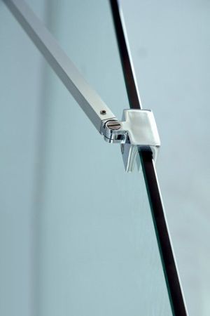 Душевая перегородка CEZARES LIBERTA-L-1-TB, артикул LIBERTA-L-1-TB-90-GR-NERO