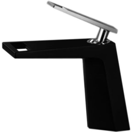Смеситель для раковины Bronze de Luxe Quadro A919BC Черный Хром, артикул A919BC