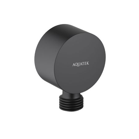 Шланговое подсоединение AQUATEK, матовый черный AQ2457MB, артикул AQ2457MB