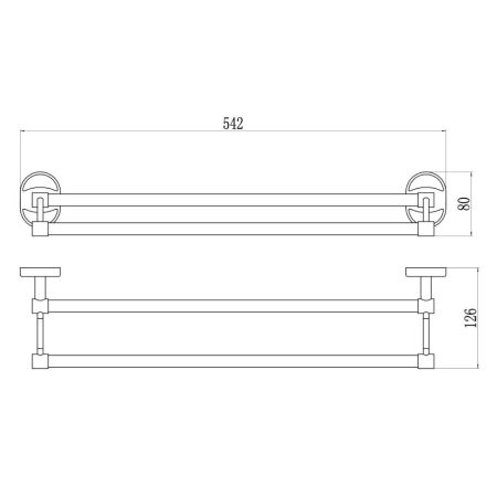 Полотенцедержатель Savol S-007048, хром, артикул S-007048