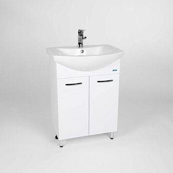 Тумба VIANT "Милан" 2 ств 315х555х820 под раковину 1WH110246 (Балтика 60) (VMIL60BA-T2ST)