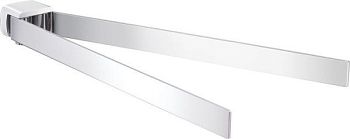 Gedy Pirenei, полотенцедержатель двойной поворотный, цвет хром