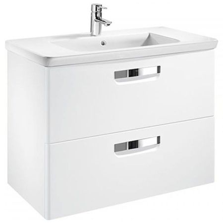 Тумба под раковину ROCA GAP ORIGINAL 57,7 ZRU9302879 (подвесная, белый глянец), шт, артикул ZRU9302879