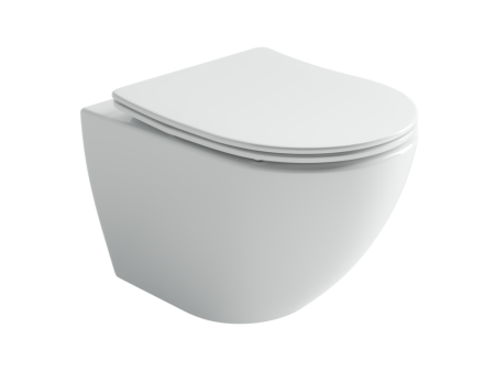 Подвесной унитаз Метрополь (Metropol) Торнадо безоободковый белый, артикул CN4002T