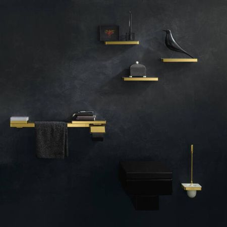 AXOR Universal Softsquare Полка, 300 мм, цвет полированное золото AXOR Universal Softsquare Полка, 300 мм, цвет полированное золото