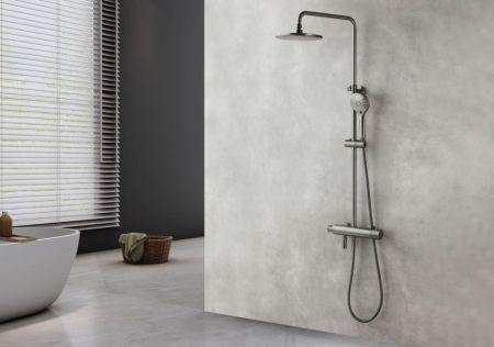 Душевая система Lemark Bronx (LM3772GM), артикул LM3772GM