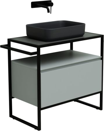 Тумба под раковину Allen Brau Priority 80 1.31002.PWM папирус матовый, артикул 1.31002.PWM