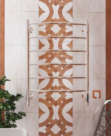 Электрический полотенцесушитель Terminus Классик П6 450x650 4660059580203 Хром