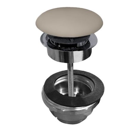 Kerasan  Донный клапан  клик-клак, покрытие керамика, цвет: nocciola matte, артикул 923381