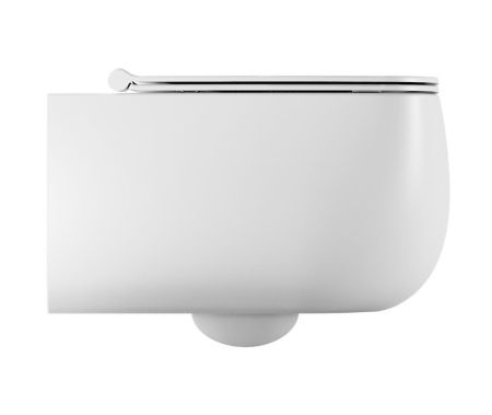 Alice Nur, подвесной безободковый унитаз c крепежом fix10, 57x38 см, цвет белый глянцевый, артикул 33120101