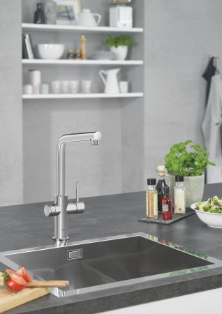 Смеситель для кухни GROHE Red Duo, бойлер L-size, хром, (30325001) Смеситель для кухни GROHE Red Duo, бойлер L-size, хром, (30325001)