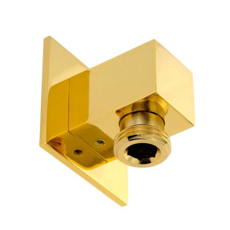 QUADRA Штуцер душевой, 1/2"x1/2", золото, артикул 20165