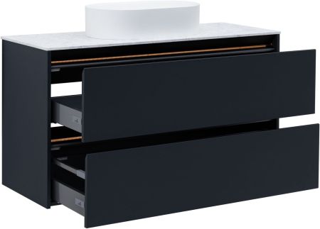Тумба под раковину Allen Brau Activity 120 1.34007.AM антрацит матовый/черный браш, артикул 1.34007.AM