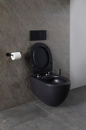 Чаша подвесного унитаза Allen Brau Reality 4.32006.31 черный матовый, артикул 4.32006.31