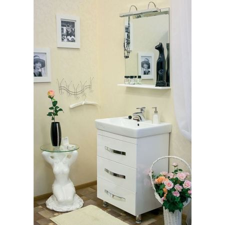 Тумба для раковины Sanflor Одри 70/2 Н0000000108 Белая