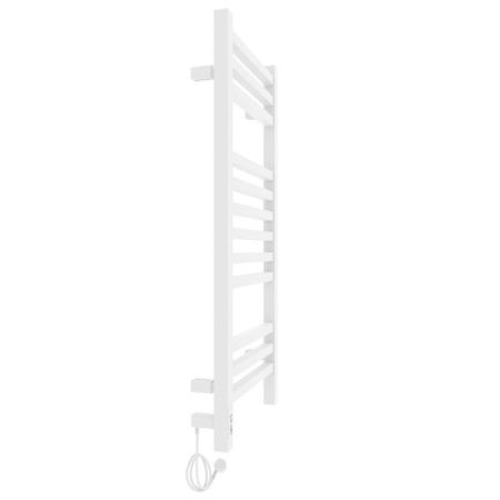 Полотенцесушитель электро "Астор ЧК12 350х900", белый муар, левый