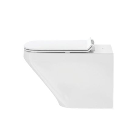 Сиденье для унитаза, Duravit, Durastyle, с крышкой, ширина, мм-370, глубина, мм-415, высота, мм-15, тип шарниров-SoftClose, материал шарниров-нержавеющая сталь, цвет шарниров-хром, цвет-белый, артикул 0063790000