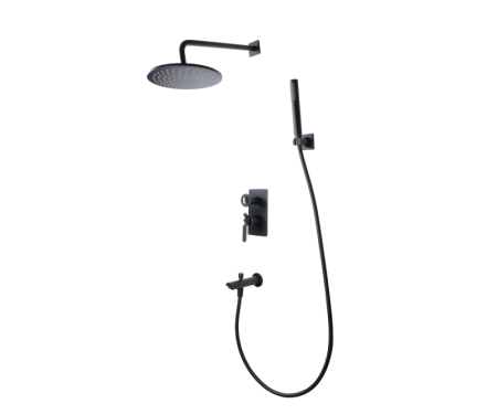 Душевая система встраиваемая Bronze de Luxe 1760'S 6630SB, черный, артикул 6630SB