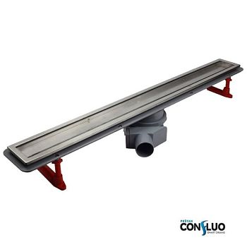 Душевой лоток, Bettoserb, Premium, ширина, мм-136, длина, мм-650, высота, мм-117, монтаж-в пол, пропускная способность, л/сек-0,8, выход Ø50 мм, поворот базы 360°, сифон-есть, материал сифона-полипропилен, опоры-есть, декоративная решетка-есть, двухсторон