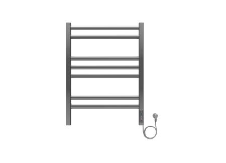 Полотенцесушитель электрический Aquatek (Акватек) Поларис П7 500х700 мм, подключение скрытое к сети электропитания / электропровод с вилкой, с терморегулятором и таймером quick touch, нержавеющая сталь AISI 201, гарантия 5 лет, артикул AQ EL KO0770CH