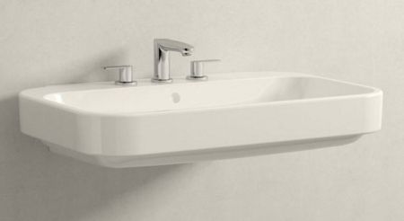 Смеситель для раковины GROHE Eurostyle Cosmopolitan на 3 отверстия с донным клапаном, хром (20208002), артикул 20208002