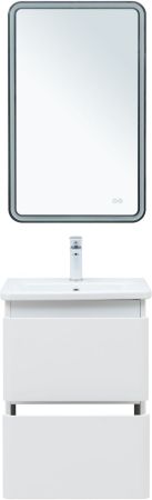 Тумба под раковину Aquanet Эмбер 50 белый матовый, артикул 00330463