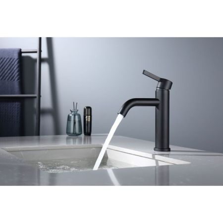 Смеситель для раковины Splenka S221.10.06, черный, артикул S221.10.06