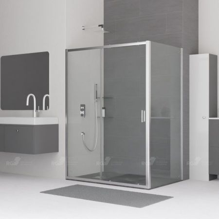 Душевой уголок RGW CL-48 (RGW CL-14 + RGW Z-050-1) (1200x1000, Прозрачное), артикул 32094802-011