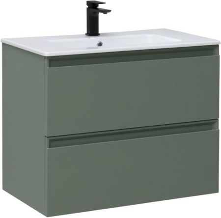 Тумба под раковину Allen Brau Eclipse 80 1.E1002.CGM олива матовый, артикул 1.E1002.CGM