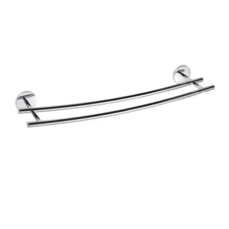 Полотенцедержатель ALFA двойной  600x60x150мм, хром, артикул 102410052