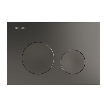 Клавиша смыва Knotlor BIS102GM, вороненая сталь, артикул BIS102GM