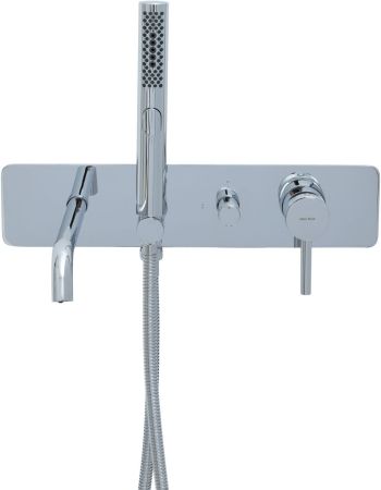 Смеситель для ванны Allen Brau Priority 5.31A05-00 (с внутренней частью) хром, артикул 5.31A05-00