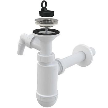 Сифон для раковины Alcaplast A410P Хром