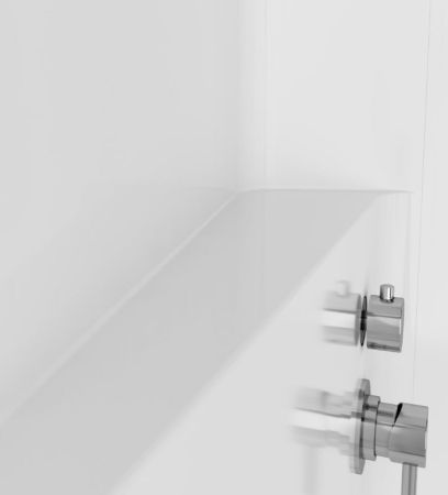 Душевая кабина AM.PM Gem 92х92 W90C-333-090WTA профиль Хром стекло прозрачное, артикул W90C-333-090WTA