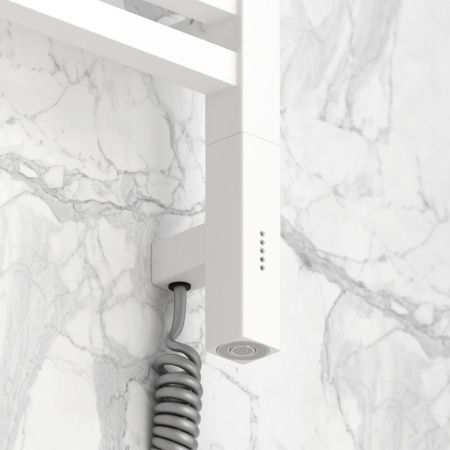 Полотенцесушитель электрический "МОДУС 3.0" 1000х300 / МЭМ левый (Матовый белый)