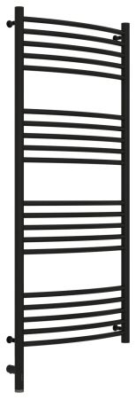 Полотенцесушитель электрический "БОГЕМА 3.0" 1200х500 / МЭМ левый (Матовый чёрный)