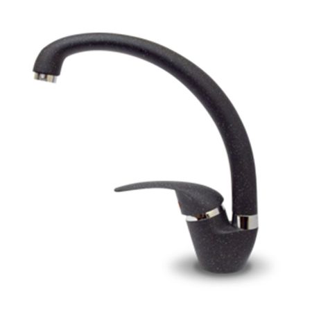 Смеситель для кухни GranFest 3323, черный