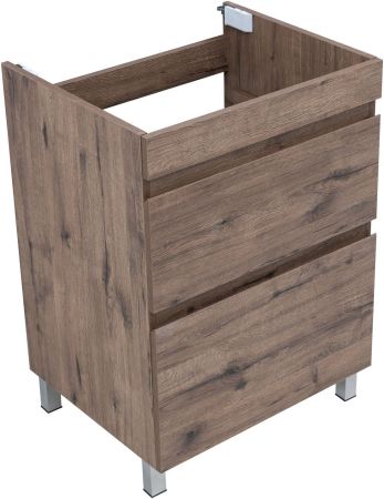 Тумба под раковину Aquanet Нота New 60 напольная, дуб веллингтон табак, артикул 00344139