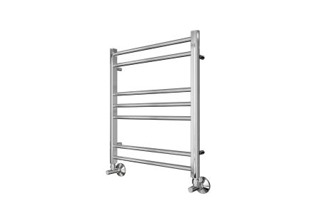 Полотенцесушитель водяной Aquatek (Акватек) Вега П7 500х600 мм, подключение нижнее/диагональное, сверхпрочная пищевая нержавеющая сталь AISI 304L, гарантия 10 лет, артикул AQ DR0760CH