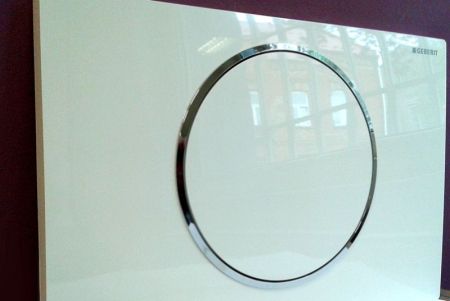 Смывная клавиша GEBERIT SIGMA 115.758.KJ.5 (одна кнопка, механическое, белый/хром) , шт, артикул 115.758.KJ.5