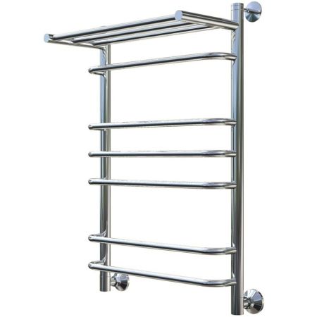 Водяной полотенцесушитель Тругор Идеал 3 П НП 80x40 с полкой Хром, артикул Идеал3/нп8040П