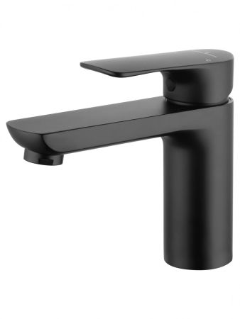 Смеситель для раковины WONZON & WOGHAND Line, Черный матовый (WW-A40732-MB), артикул WW-A40732-MB