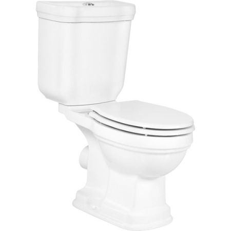Унитаз компакт Creavit Klasik KL310-11CB00E-0000 Белый без бачка и сиденья, артикул KL310-11CB00E-0000