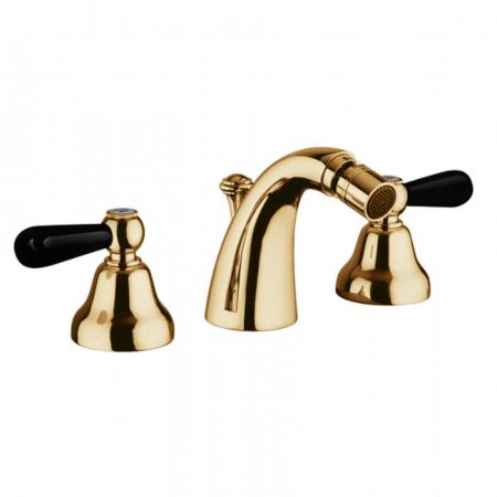 Bongio Mille Nuits Смеситель для биде, цвет золото/черный фарфор, артикул 22503OR00