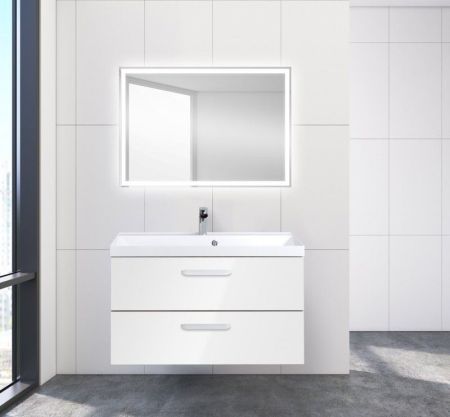 Мебель для ванной комнаты BELBAGNO AURORA-900, артикул BB900/450-LV-ART-AST-NERO