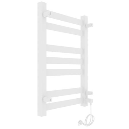 Полотенцесушитель электро "Гефест ЧК П7 500х800", белый муар, левый, артикул 73207614