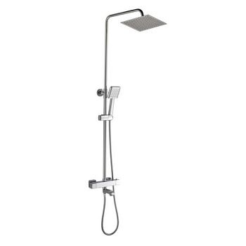 Душевая система с термостатом Haiba HB2422, хром